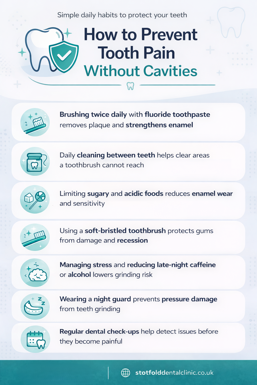 How to prevent tooth pain without cavities